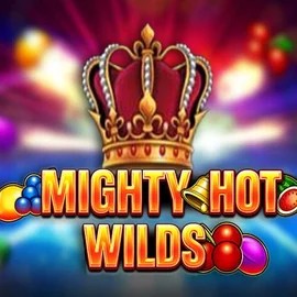 Mighty Hot Wilds logo by Inspired Gaming at SkyHills Casino